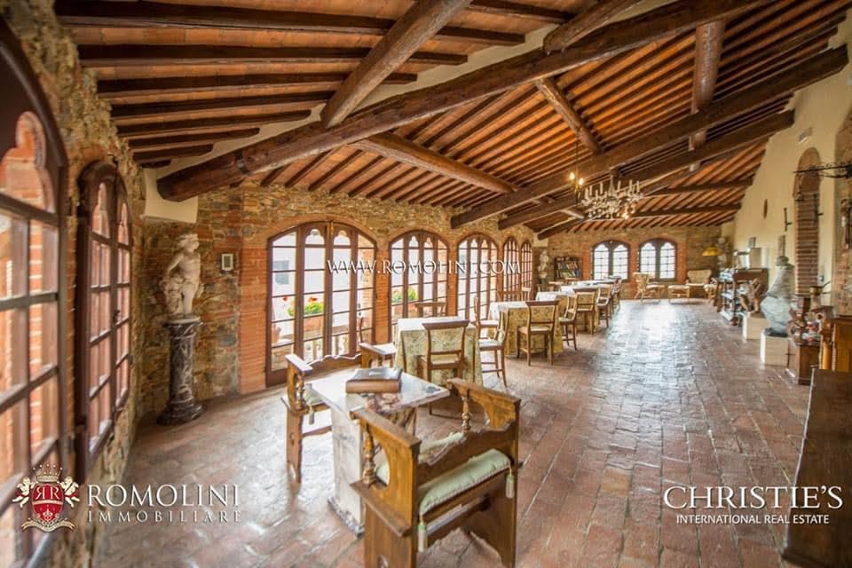 12th Century Italian Castle For Sale In Tuscany Italy