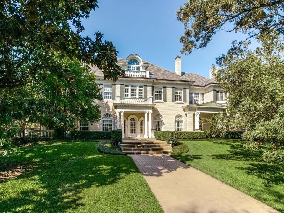 1923 Mansion For Sale In Highland Park Texas