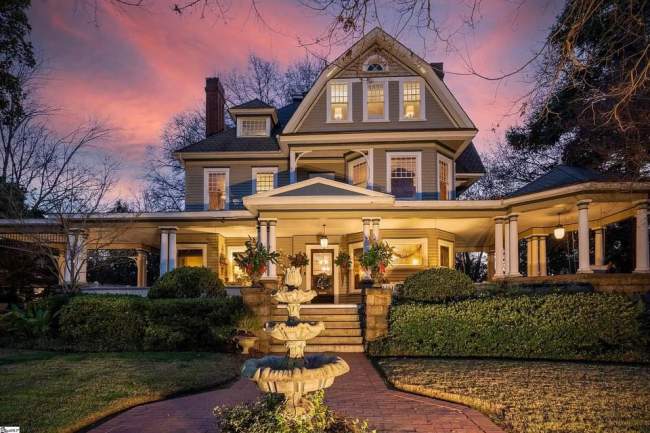 historic home tours greenville sc