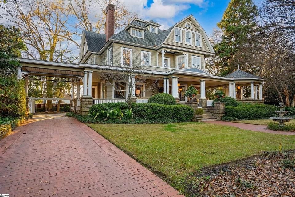 1908 Historic Home For Sale In Greenville South Carolina