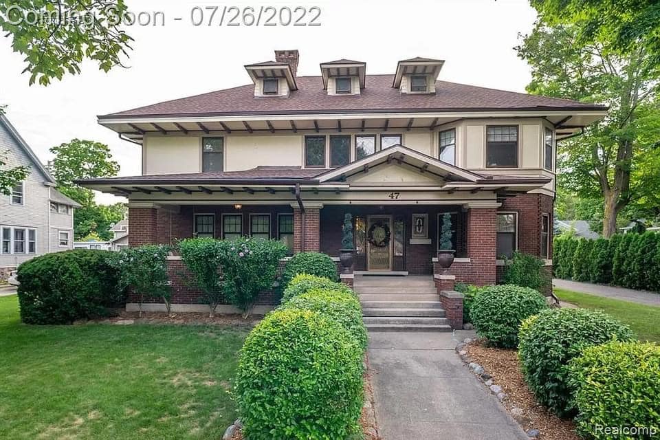 1910 Historic House For Sale In Battle Creek Michigan