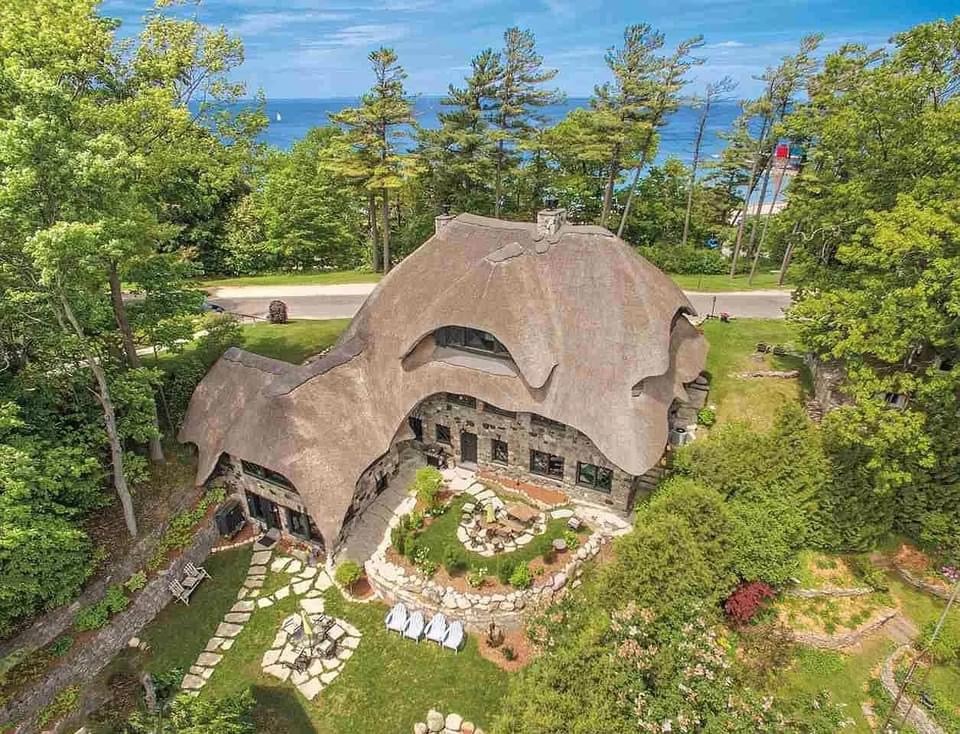 1918 The Thatch House For Sale In Charlevoix Michigan
