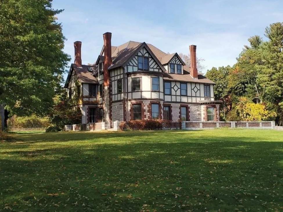 1883 Tudor Revival For Sale In Lancaster Massachusetts — Captivating Houses