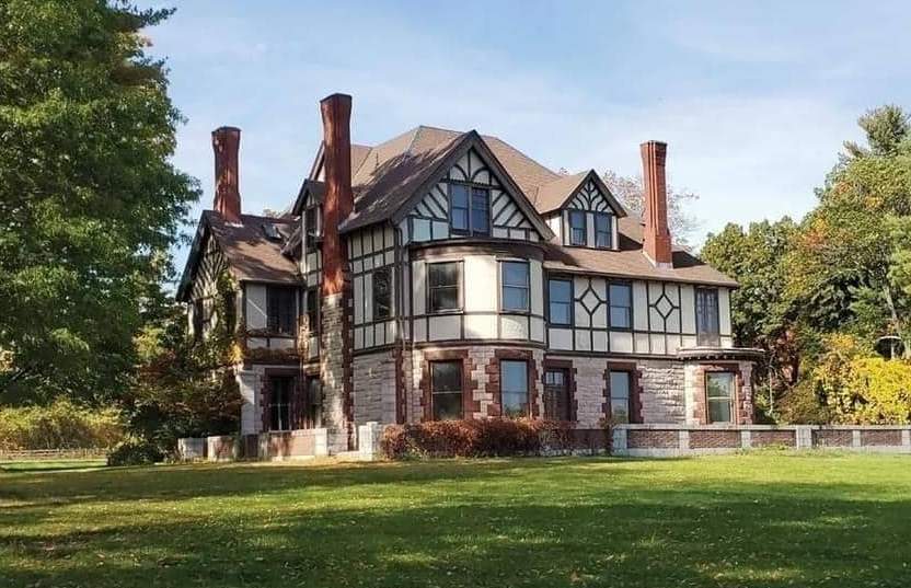 1883 Tudor Revival For Sale In Lancaster Massachusetts — Captivating Houses