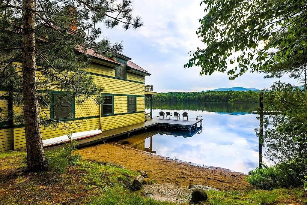 1906 Waterfront House For Sale In Loon Lake New York