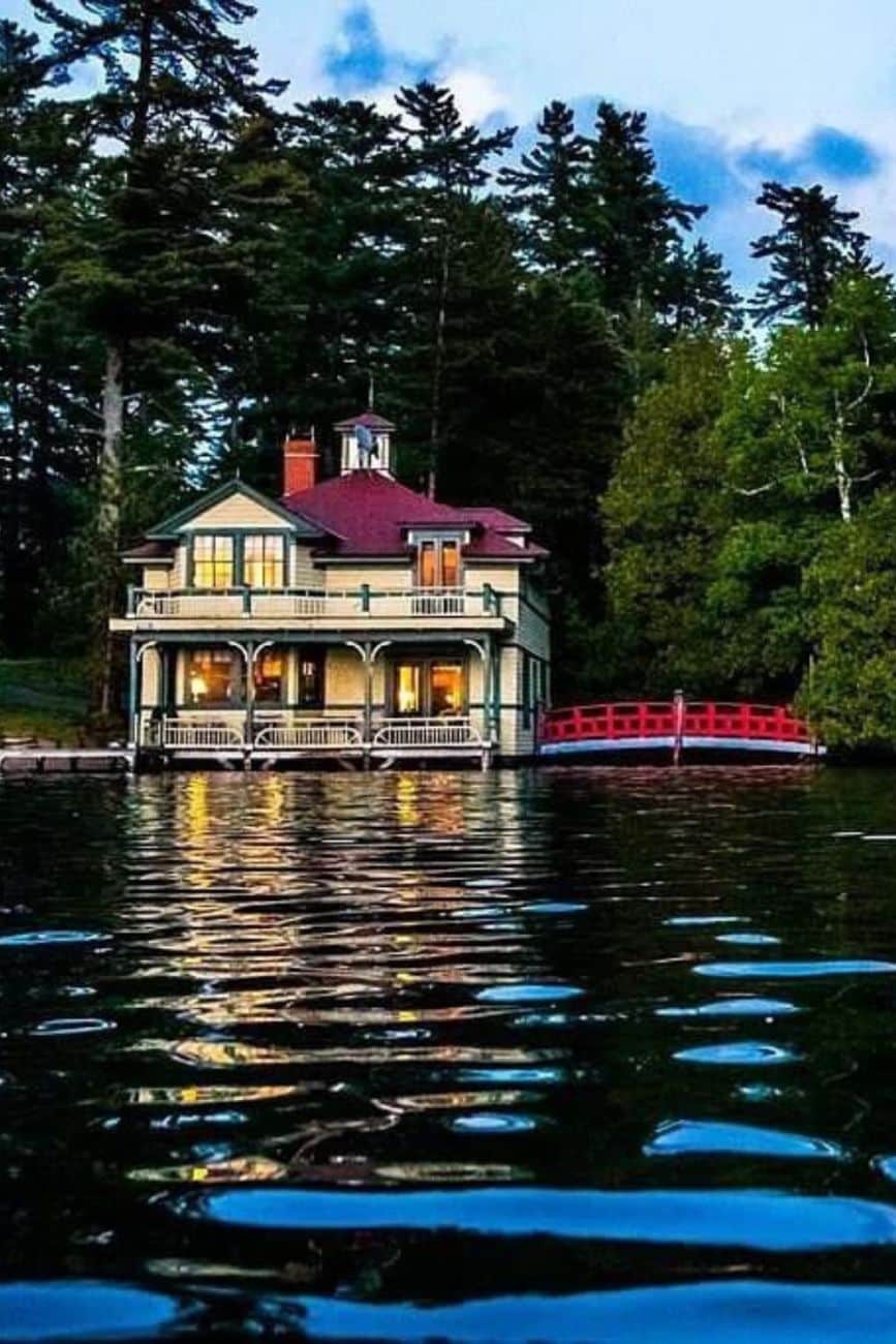 1906 Waterfront House For Sale In Loon Lake New York