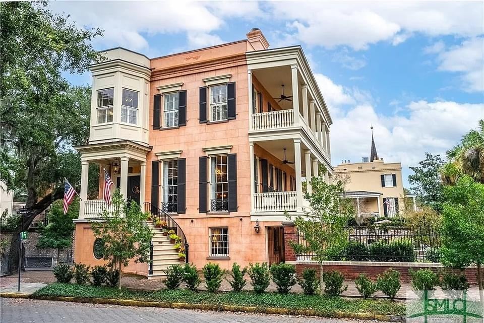 1868 Historic House For Sale In Savannah Georgia