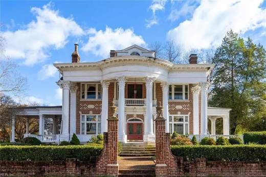 1914 Neoclassical In Suffolk Virginia — Captivating Houses