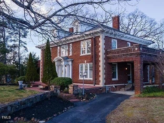 1919 Colonial Revival For Sale In Roxboro North Carolina