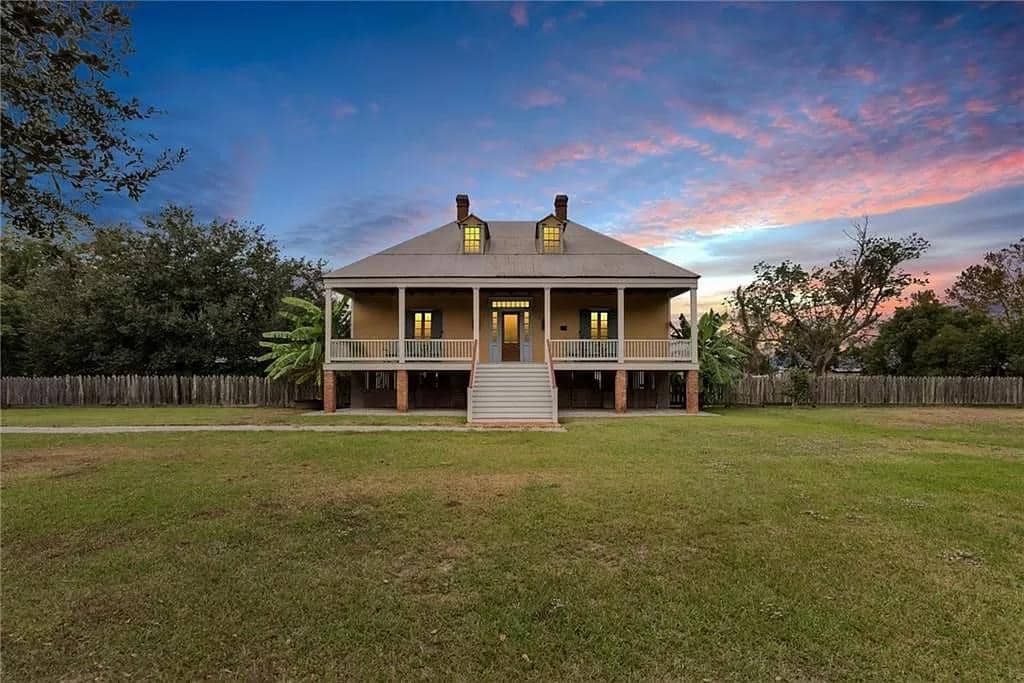 1843 Historic Creole “Perique” Farm House For Sale In Paulina Louisiana