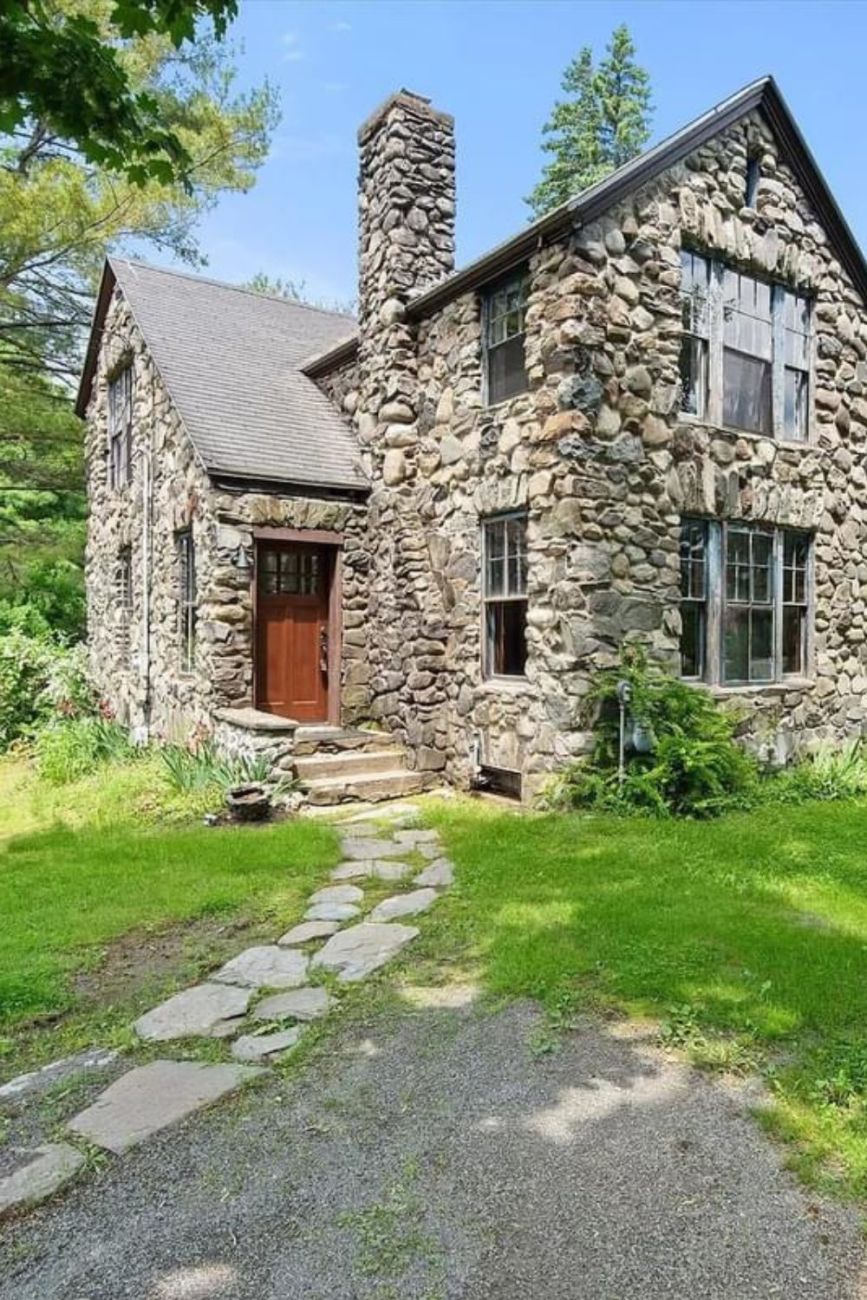 1928 Stone House For Sale In Veazie Maine