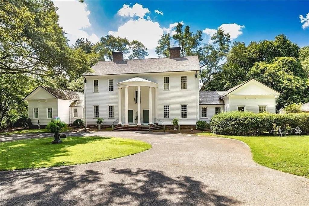 1828 Greek Revival For Sale In Newnan Georgia