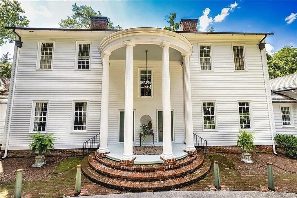 1828 Greek Revival For Sale In Newnan Georgia