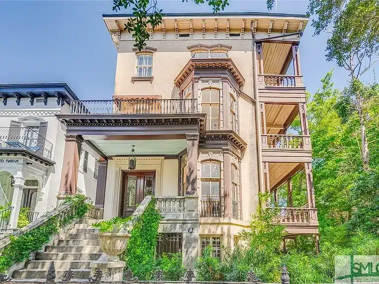 1874 Italianate For Sale In Savannah Georgia