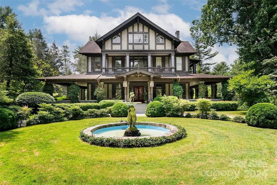 1855 Tudor Revival For Sale In Hendersonville North Carolina