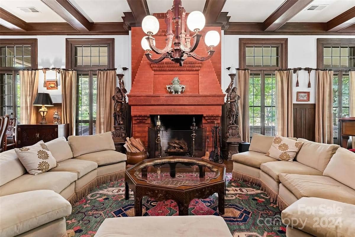 1855 Tudor Revival For Sale In Hendersonville North Carolina