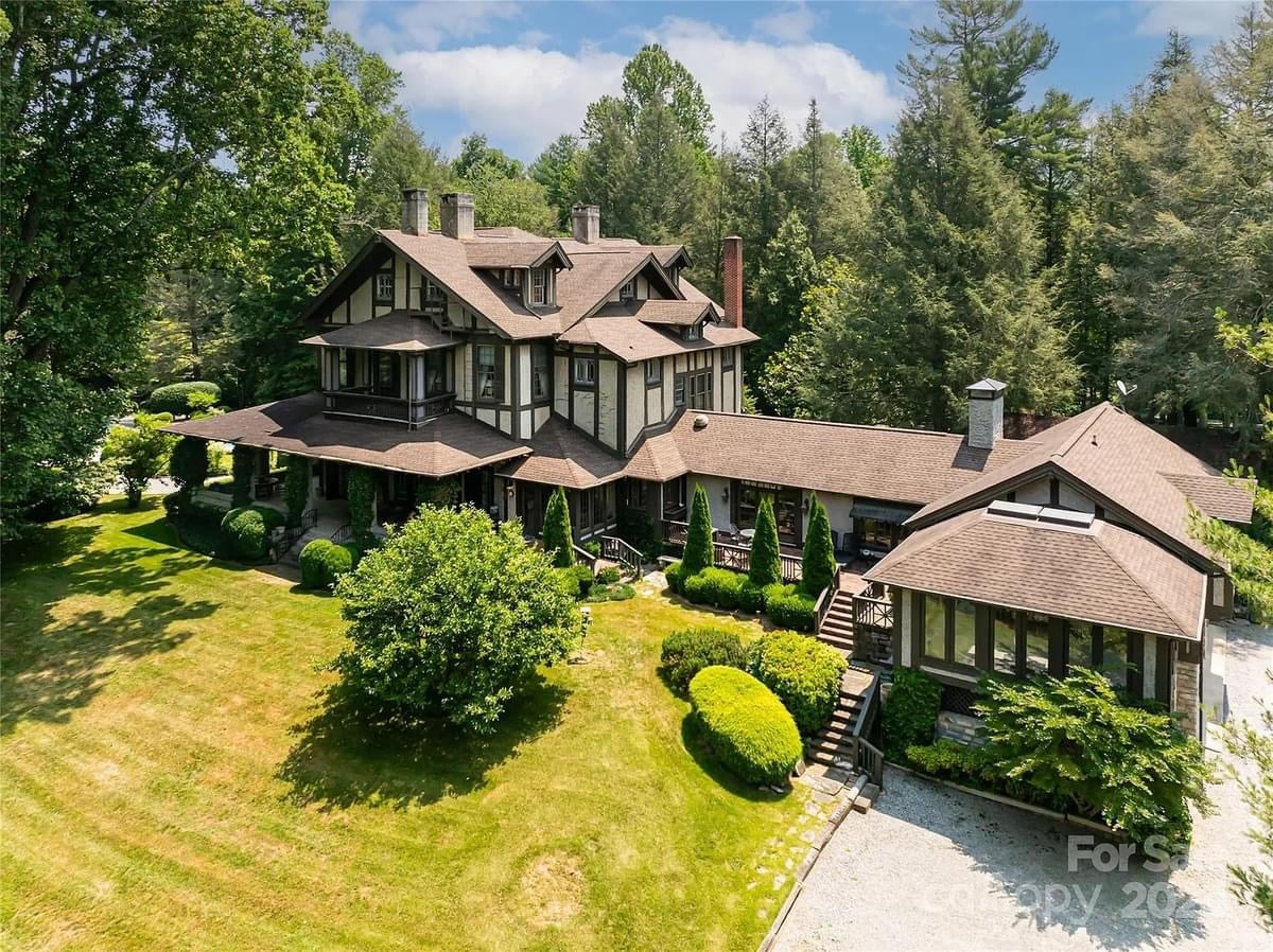 1855 Tudor Revival For Sale In Hendersonville North Carolina