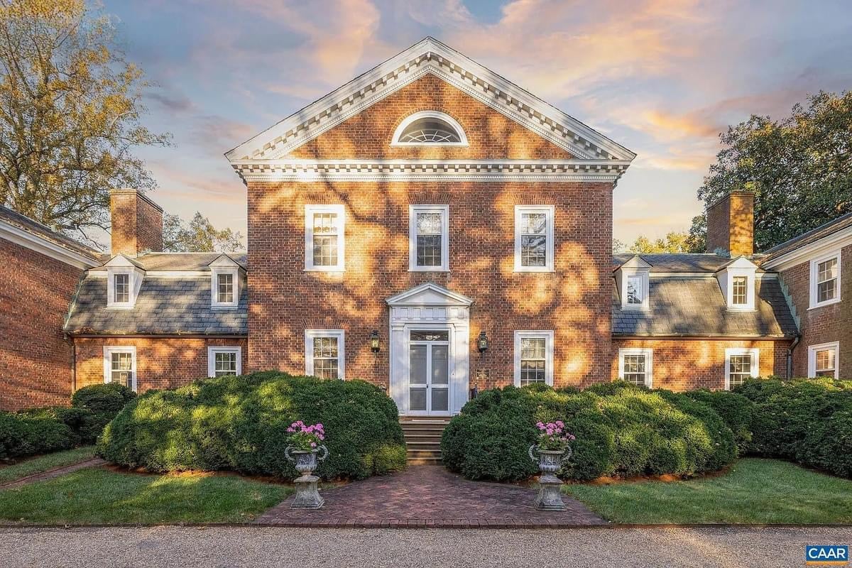 1937 Georgian Revival For Sale In Orange Virginia