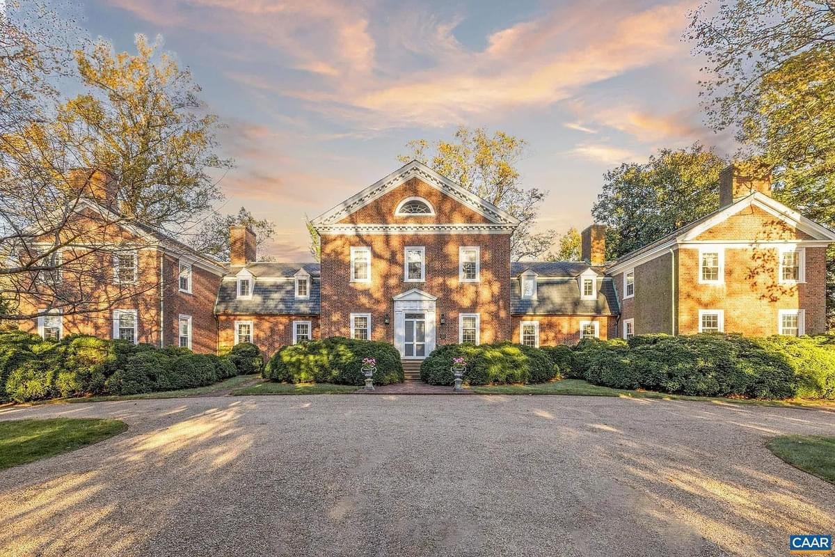 1937 Georgian Revival For Sale In Orange Virginia